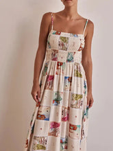 Smocked Square Neck Cami Dress Casual Dresses