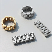 Plated Titanium Steel Ring Rings