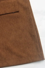 Perfee Decorative Pocket Flap Lapel Collar Long Sleeve Outerwear Casual Dresses