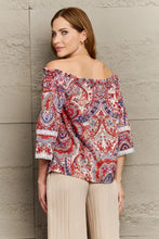 Perfee Off Shoulder Bohemian Style Blouse Woman Blouses