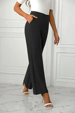 High Waist Straight Leg Pants Woman Pants