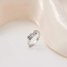 925 Sterling Silver Engraved Bypass Ring Silver 7 Rings