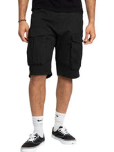 Men's Full Size Cargo Bermuda Shorts Plus Size Black Mens Bottoms
