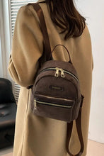 Suede Adjustable Strap Backpack Bag Backpacks