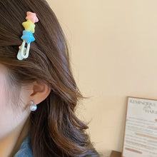 4 Piece Star Acrylic Hair Pin Hair Jewelry