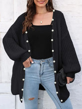 Open Front Long Sleeve Cardigan Woman Outerwear
