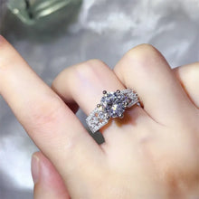 3 Carat 925 Sterling Silver Moissanite Ring Silver Fine Jewelry