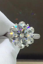 5 Carat Moissanite Side Stone Ring Rings