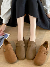 Round Toe Flats Loafers Woman Loafers