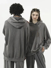 Men's Long Sleeve Hoodie with Pocket Dark Gray Mens Tops