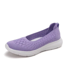 Round Toe Flats Slip-Ons Lilac Woman Loafers