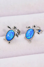Opal Turtle Stud Earrings Earrings