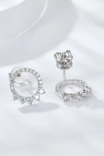 Moissanite Platinum-Plated Earrings Earrings