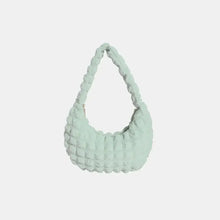 Small Texture Handbag Light Green One Size Handbags
