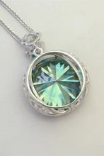 20 Carat Moissanite 925 Sterling Silver Pendant Necklace Necklaces