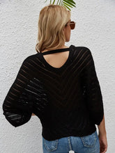 Openwork Batwing Sleeve Cover-Up Swimwear Cover-Ups