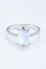 925 Sterling Silver Square Moonstone Ring Moonstone Rings