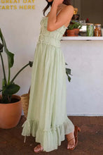 Ruffled Hem Frill Midi Cami Dress Woman Dress