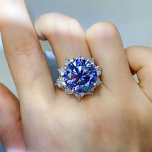 10 Carat Moissanite 925 Sterling Silver Ring Rings