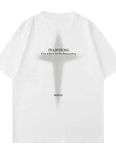 Men's Round Neck Half Sleeve T-Shirt White Mens Tops