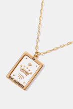 Tarot Card Pendant Copper Necklace Necklaces