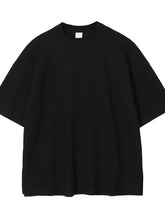 Men's Round Neck Half Sleeve T-Shirt Black Mens Tops