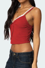 Lace Detail V-Neck Cami Tanks & Camis