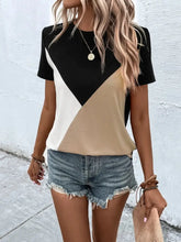 Color Block T-Shirt Woman T Shirts