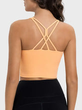 Millennia Crisscross Round Neck Active Tank Woman Activewear