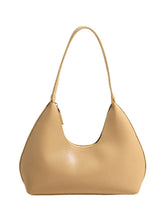 PU Leather Shoulder Bag with Zip Shoulder Bags