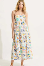 Summer Floral Print Tiered Maxi Cami Dress Woman Maxi Dress