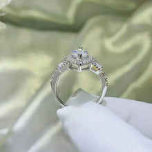 2 Carat Moissanite 925 Sterling Silver Ring Rings