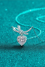 1 Carat Moissanite Heart Pendant Necklace Necklaces