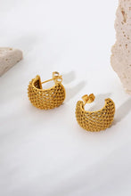Mesh Half Hoop Earrings Earrings