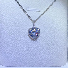 2 Carat Moissanite 925 Sterling Silver Necklace Silver One Size Necklaces