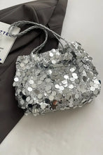 Sequin Braided Strap Shoulder Bag Shoulder Bags