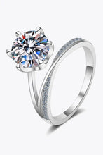 3 Carat Moissanite 6-Prong Ring Silver Rings