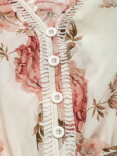 Printed Ruffled Hem V-Neck Sleeveless Dress Woman Casual Dress