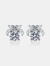 1 Carat Moissanite 925 Sterling Silver Stud Earrings Silver One Size Earrings
