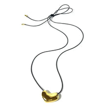 Heart Pendant Leather Rope Necklace Fashion Jewelry