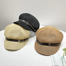 Straw Woven Buckle Hat Hats