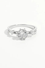 925 Sterling Silver Inlaid Zircon Ring Silver Fine Jewelry