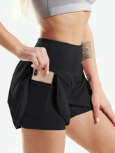 Pocketed High Waist Active Shorts Woman Activewear