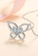 Moissanite Butterfly Pendant Necklace Necklaces