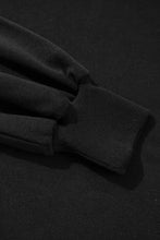 Side Slit Round Neck Long Sleeve Sweatshirt Woman Sweatshirts