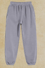 Men's Drawstring Joggers with Pockets Gray Mens Bottoms