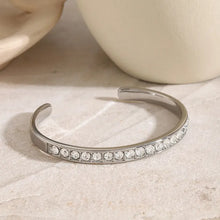 Stainless Steel Inlaid Zircon Bracelet Bracelets