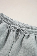 Side Striped Round Neck Top and Pants Active Set Woman Activewear