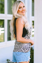 Printed Notched Neck Tank Tanks & Camis