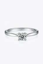 Moissanite 925 Sterling Silver Solitaire Ring Rings